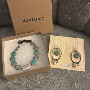 Sundance earring & bracelet set